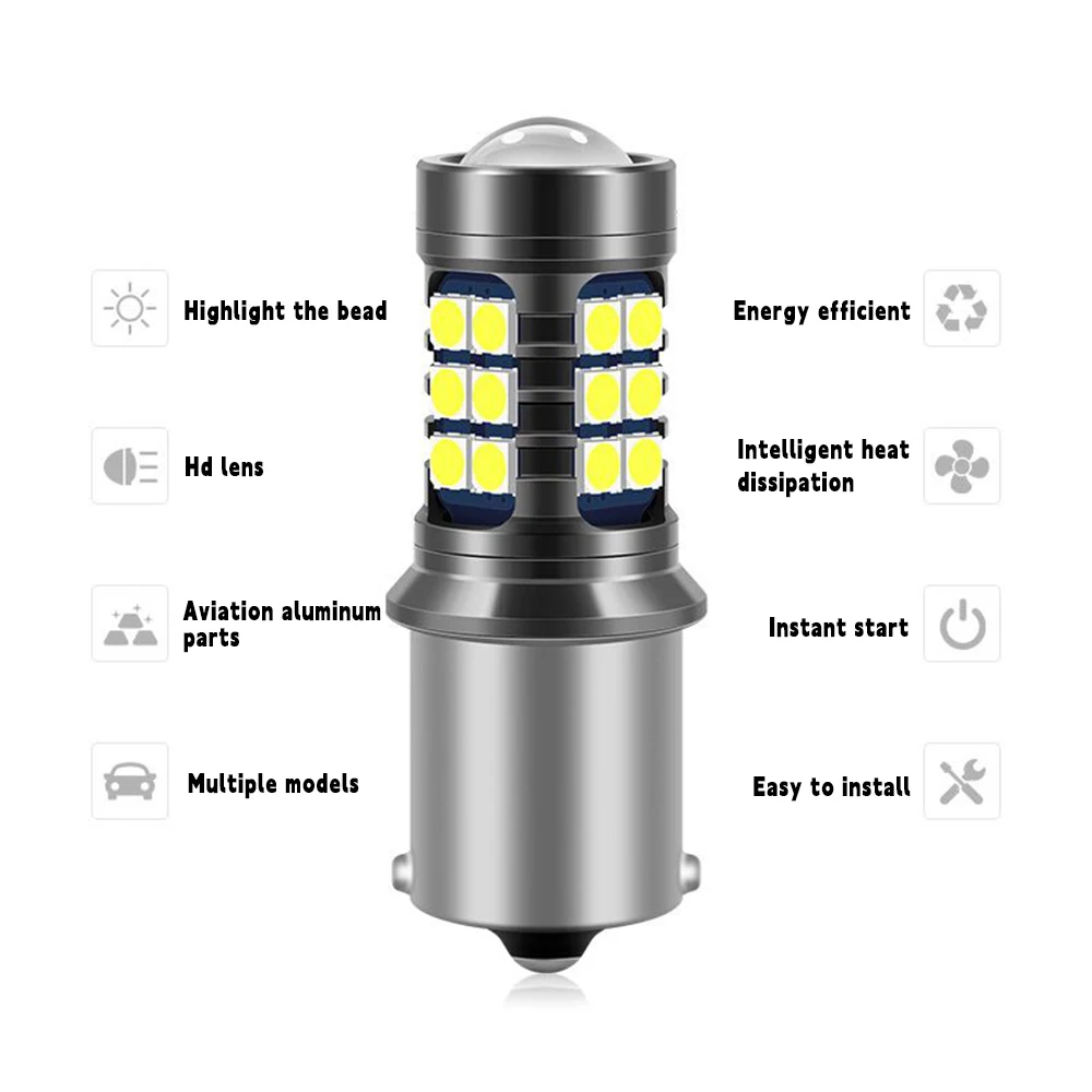 2x p21w ba15s canbus led luz reversa para opel agila arena astra f g h campo corsa d e frontera tigra karl vectra b c zafira a - view 2