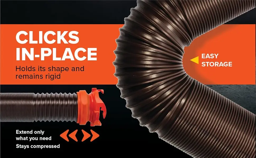 Rhino Flex 20ft Sewer Hose Kit;Rhino Flex; 20ft RV Sewer Hose Kit;RV Sewer Hose Kit; RV sewer hose