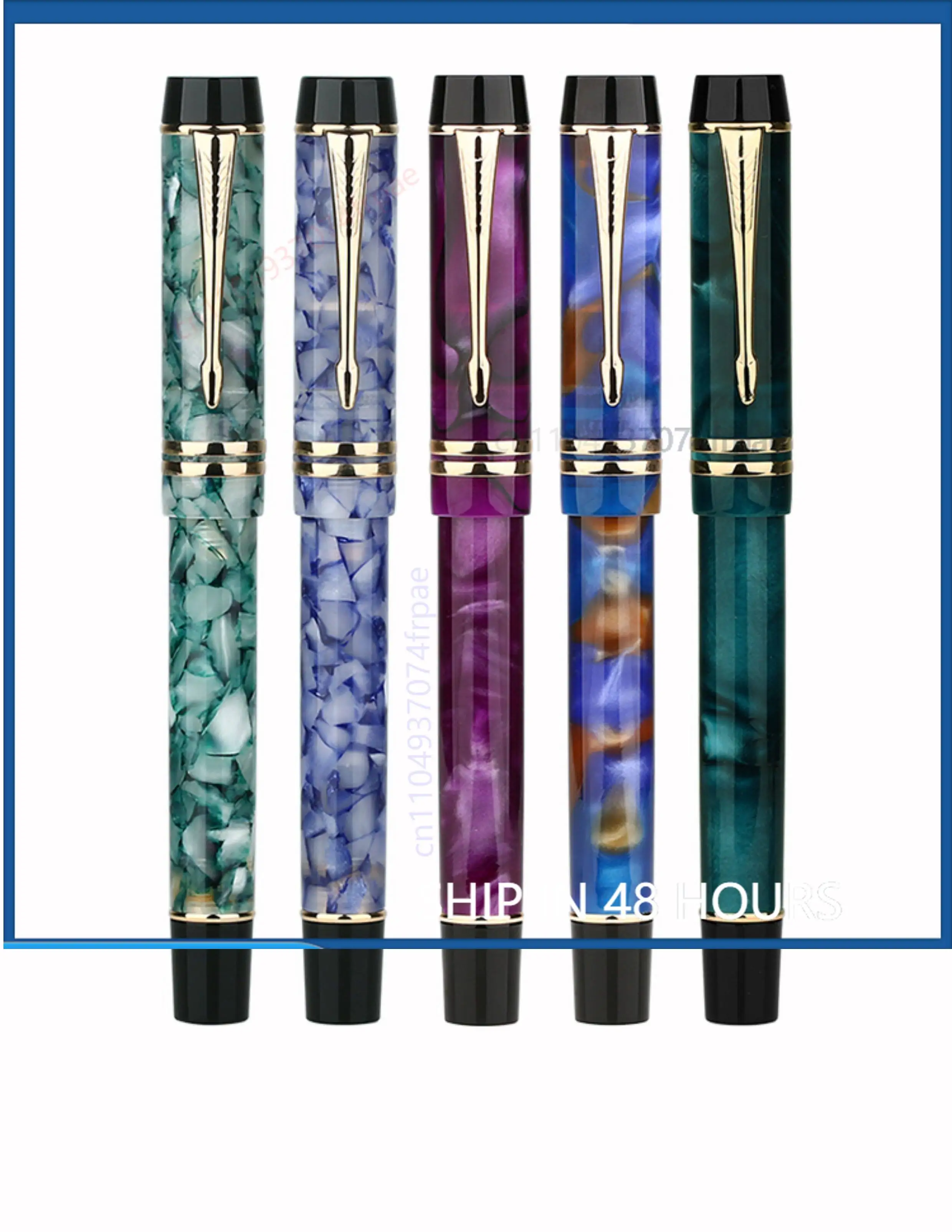 penna-stilografica-premium-majohn-m600s-con-scocca-in-resina-importata-punta-grande-placcata-oro-assorbimento-rotante-dell'inchiostro-ideale-per-pratica-e-regalo