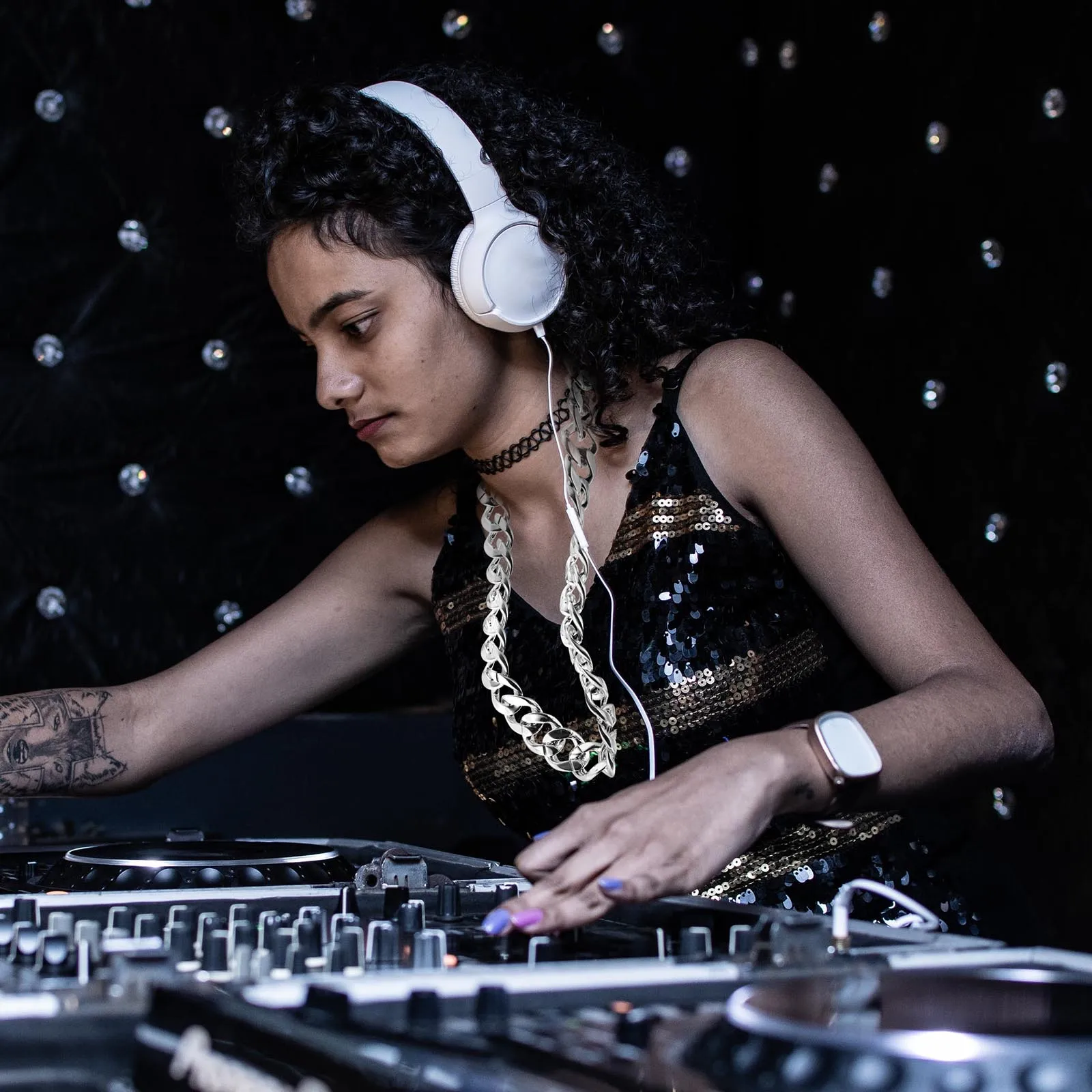 

Big Chain Hip-Hop Necklace Exaggerated Neck Decoration Party Supplies Durable Material Stylish Wild Personality Easy Comfortable