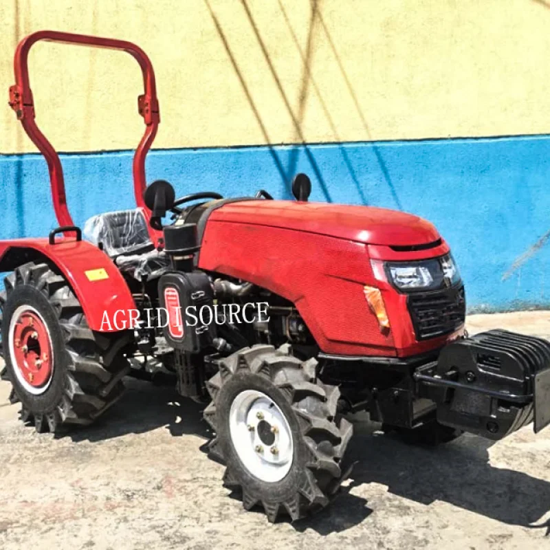 durable：Small Garden Tractor 35hp 50hp 60hp 70hp 80hp Tractors For Agriculture Small Farm 4x4 Mini Farming Tractors