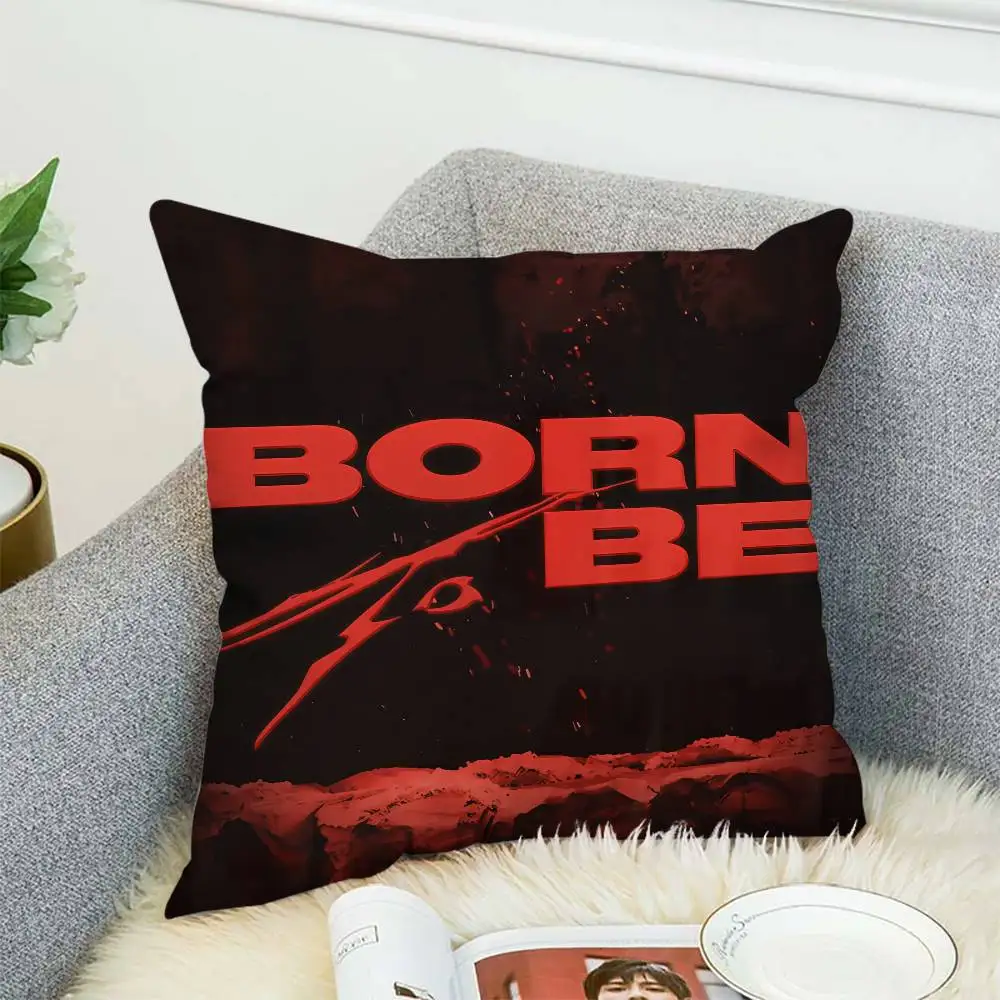 I-Itzy Pillow Case Album Case Sofa Decorative Home Double-sided Printing Short Plush Cute Cushion Cover