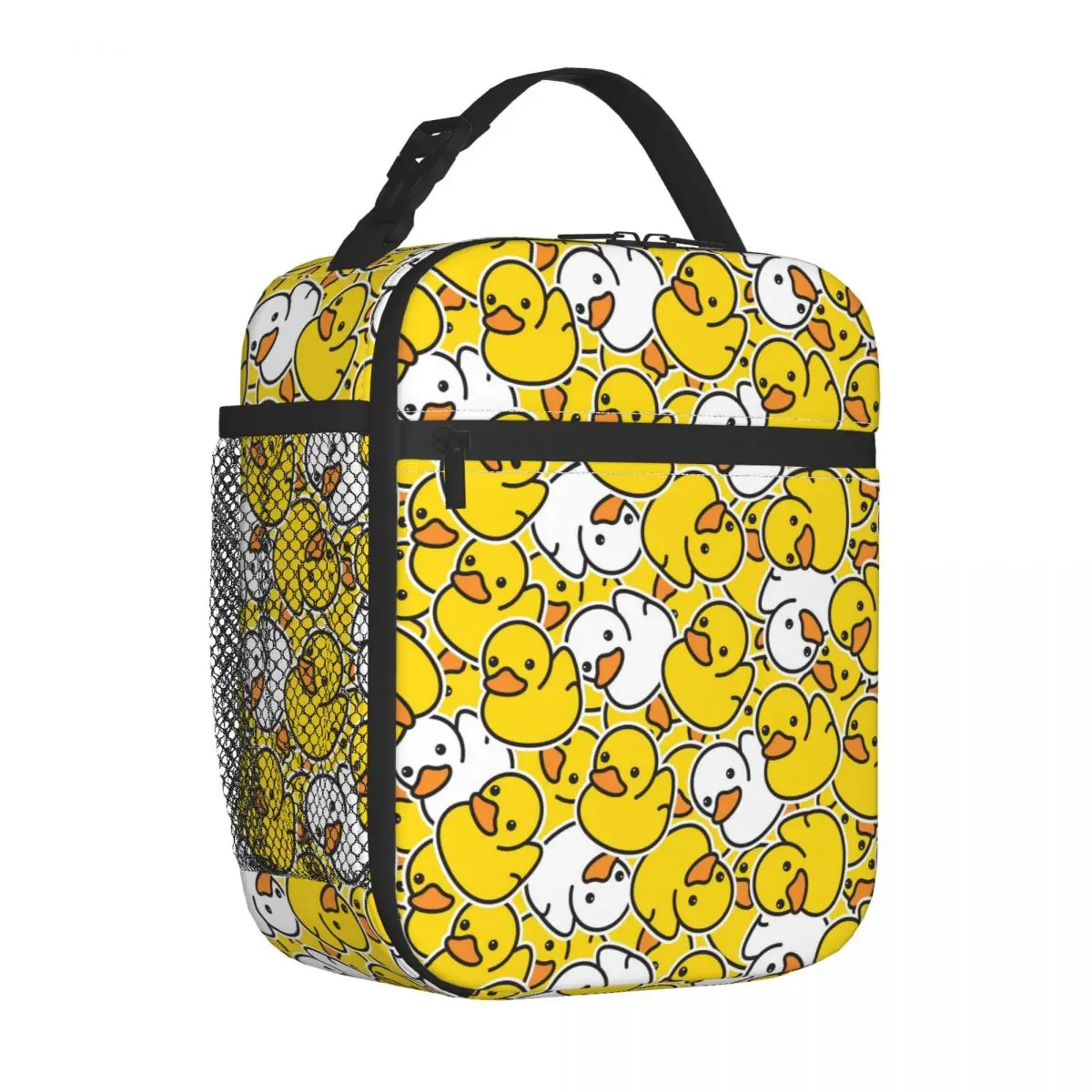 Duck Pattern Ducky Cartoon Insulated Lunch Bags Cooler Bag Lunch Container Animal Tote Lunch Box Food Storage Bags Beach Outdoor