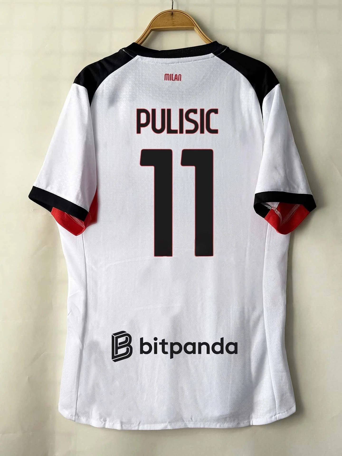 2526AC ميلان الفانيلة، مودريك، ليجوفيتش، بولسيك، بعيدا لعبة الفانيلة، الرياضة غير الرسمية، الأطفال والكبار، تي شيرتات قصيرة الأكمام