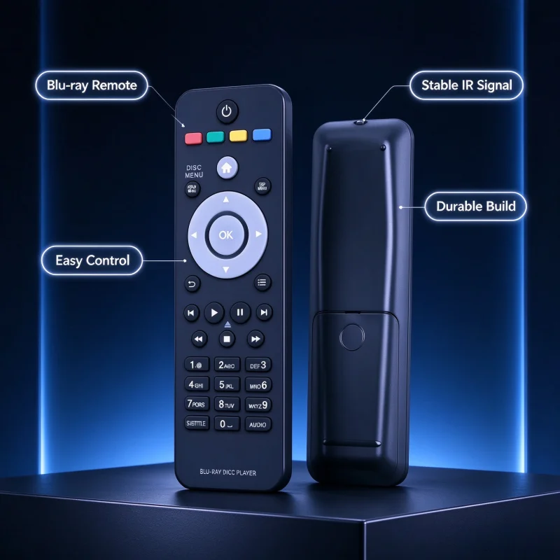 New Replacement Remote Control Fit for Philips Blu-ray Disc DVD Player DS3110 BDP2100 BDP2180 BDP3400 BDP3480 BDP3300 BDP3305
