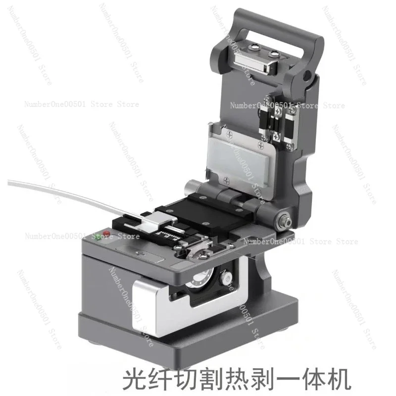 CS21 Fiber Optic Cleaver with Heater Stripper High Precision Auto Return