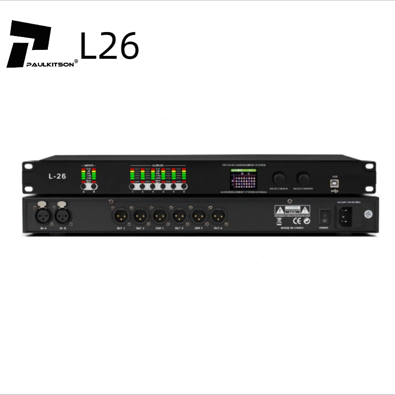 L26 Most Economic Audio Processor Dsp Digital Audio Processor Professional Processor Audio System Suppliers