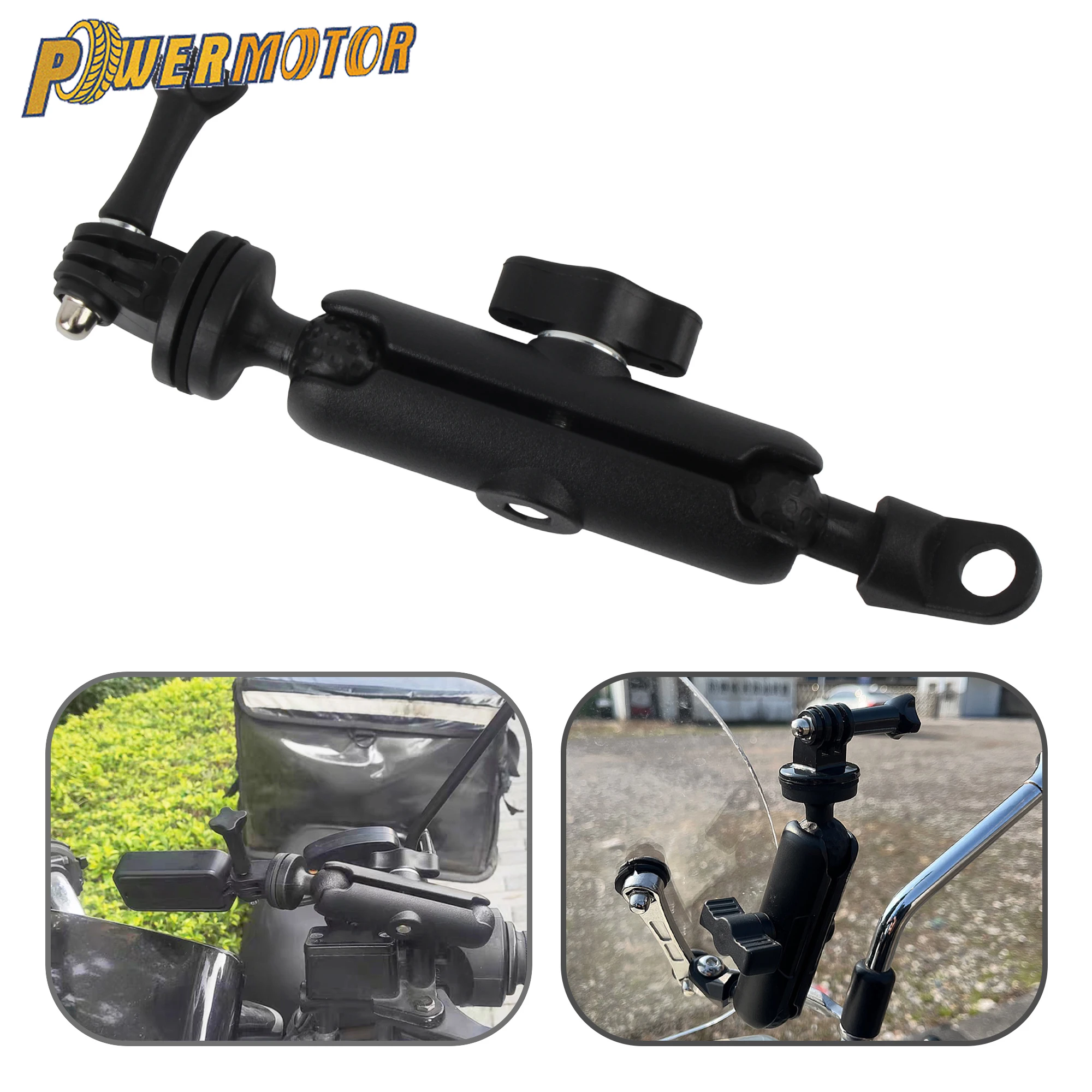 

Motorcycle Bicycle Camera Holder For GoPro 11 10 9 8 Handlebar Rearview Mirror Bracket Windshield Bracket Action Camera Parts