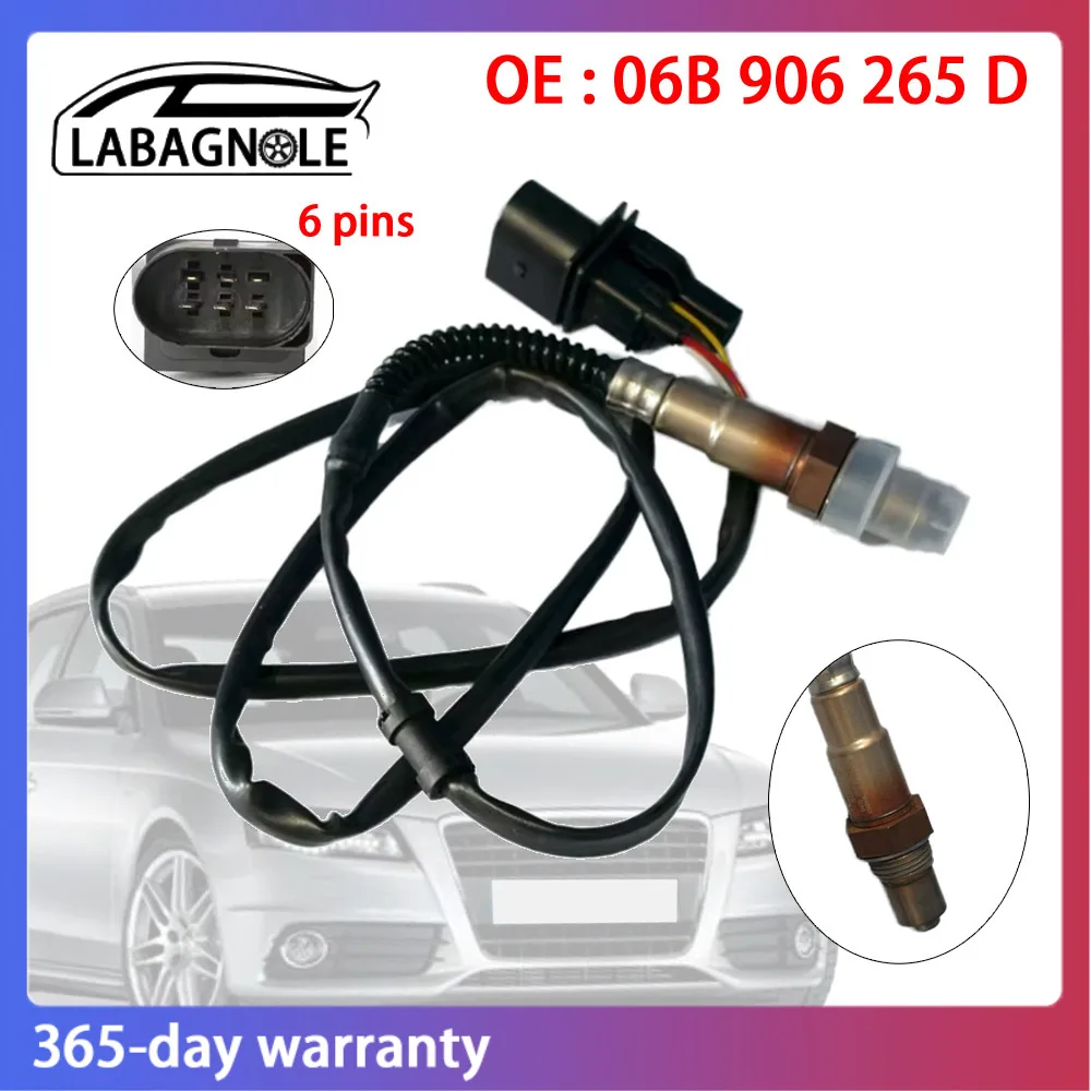 

Передний датчик кислорода O2 датчик 06B906265D качество OE для Audi A4 A6 Avant VW PASSAT Skoda SUPERB 1.8 2.0 06B 906 265 D