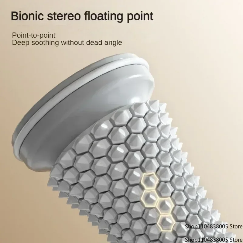 جديد مدلك قدم تدليك الأسطوانة اليوغا تدليك الكرة اللفافة الأخمصية الأسطوانة العضلات الاسترخاء الرعاية البلاستيك دليل مدلك قدم