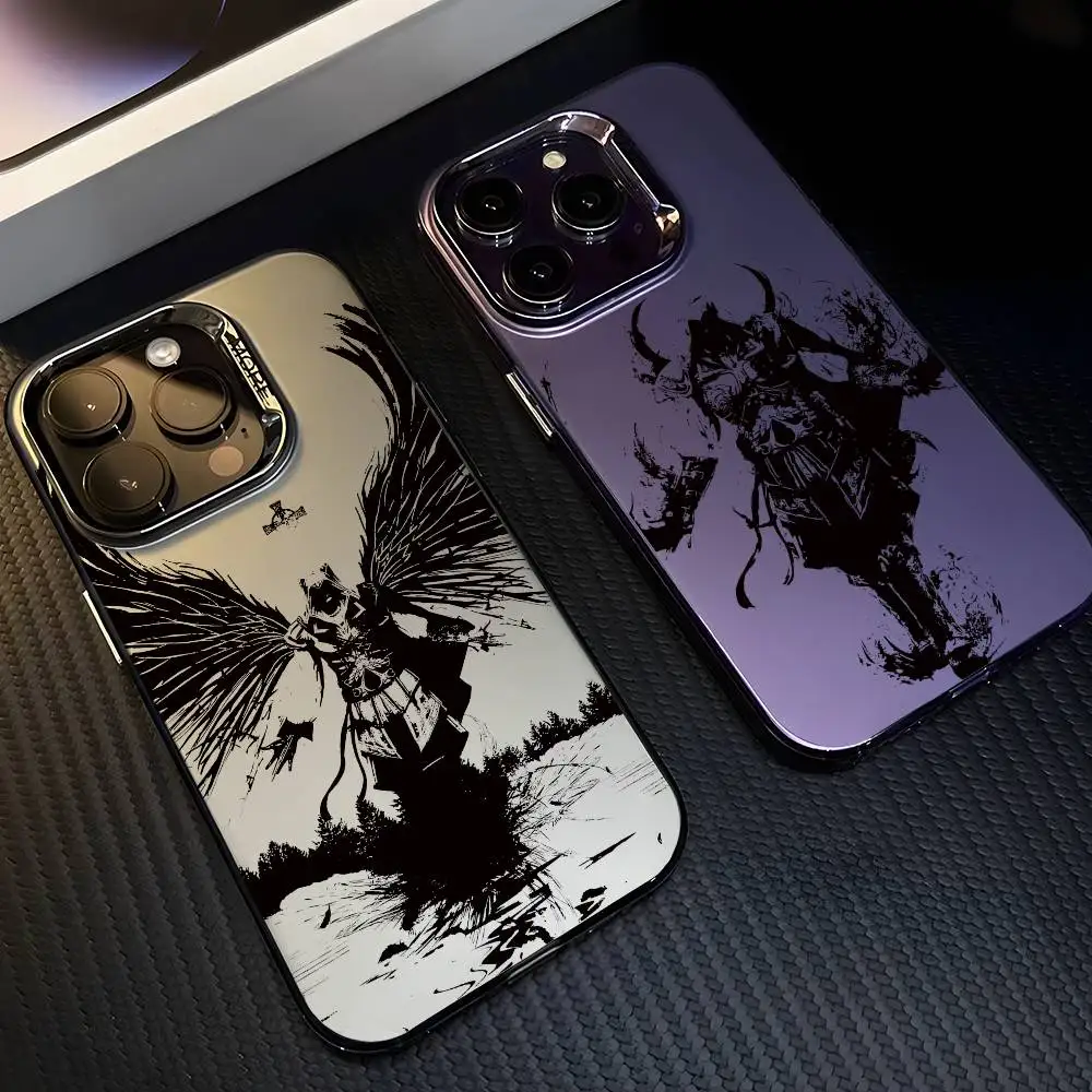 حافظة هاتف A-Assassins-Game-Creeds لهاتف آيفون 17 16 15 14 13 12 11 Pro Max Air متعدد الألوان ليزر غير لامع أورورا فوندا