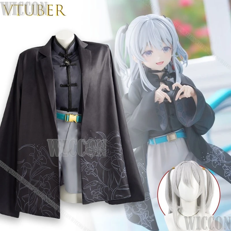 

‌ ‌ ‌ ‌ Костюм для косплея VTuber Nekomimi Тороро, наряд для ролевых игр, пальто, для рождественской вечеринки, Хэллоуина, Навидада, карнавала