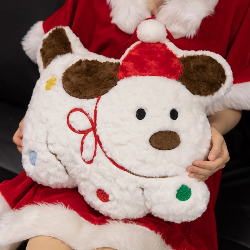 Kerst Kussens Kerstboom Gingerbread Man Pluche Sleutel Tas Hanger Sleutelhanger Decor Sofa Kussen Kerstfeest Decor Geschenken