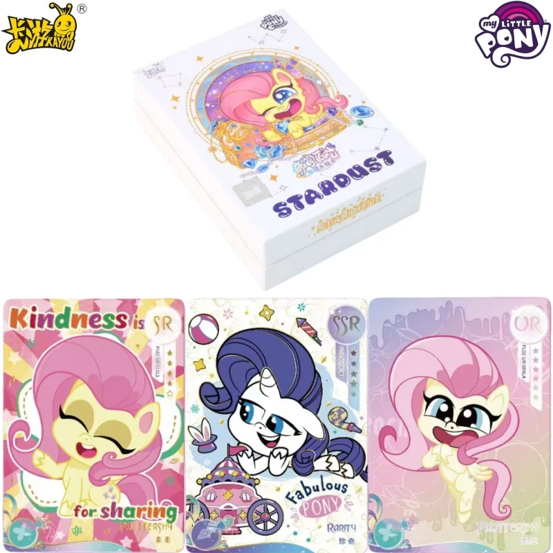 

KAYOU Genuine My Little Pony Card Qiqi party 2nd Animation Comic Cartoon Periphery Collect Card Toy for Children Holiday Gift