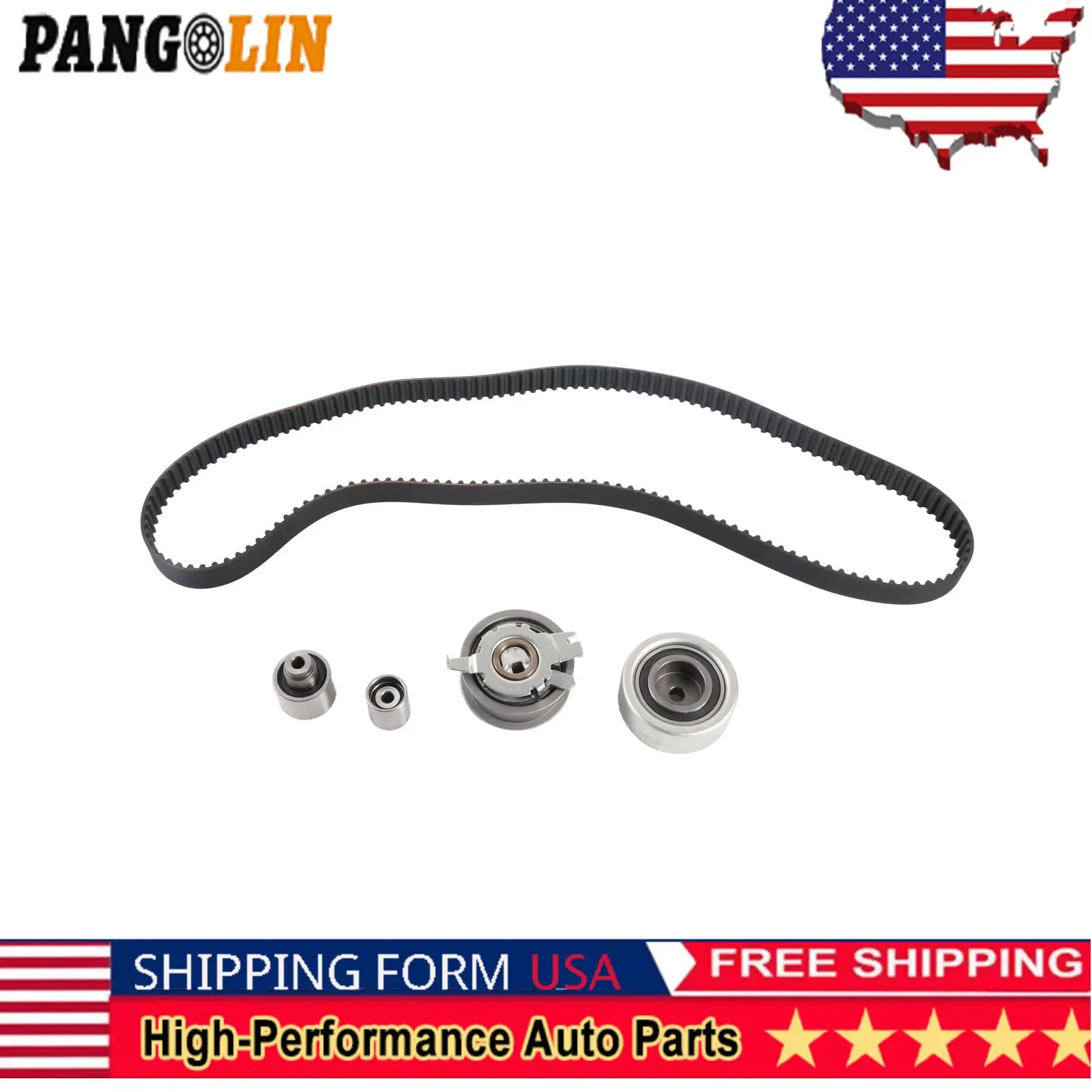 

PANGOLIN 1Set Timing Belt Kit GMB Water Pump Fit 12-14 Volkswagen Passat 2.0L Diesel Turbo Car Accessories Replacement Parts