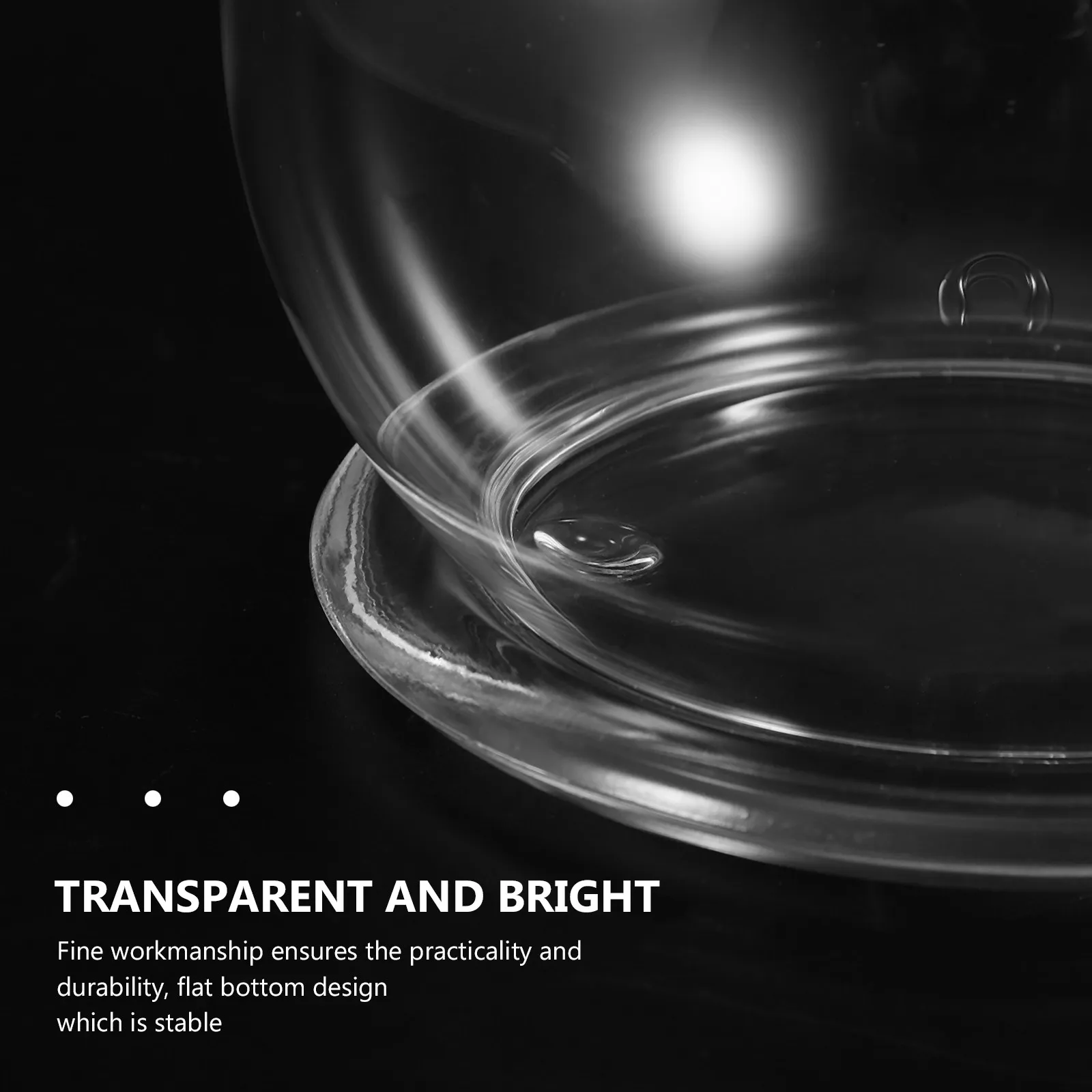 

Набор: стеклянный купол для стабилизированных цветов с прозрачной крышкой и устойчивым основанием, романтическое цветочное украшение, колпак для микроландшафта