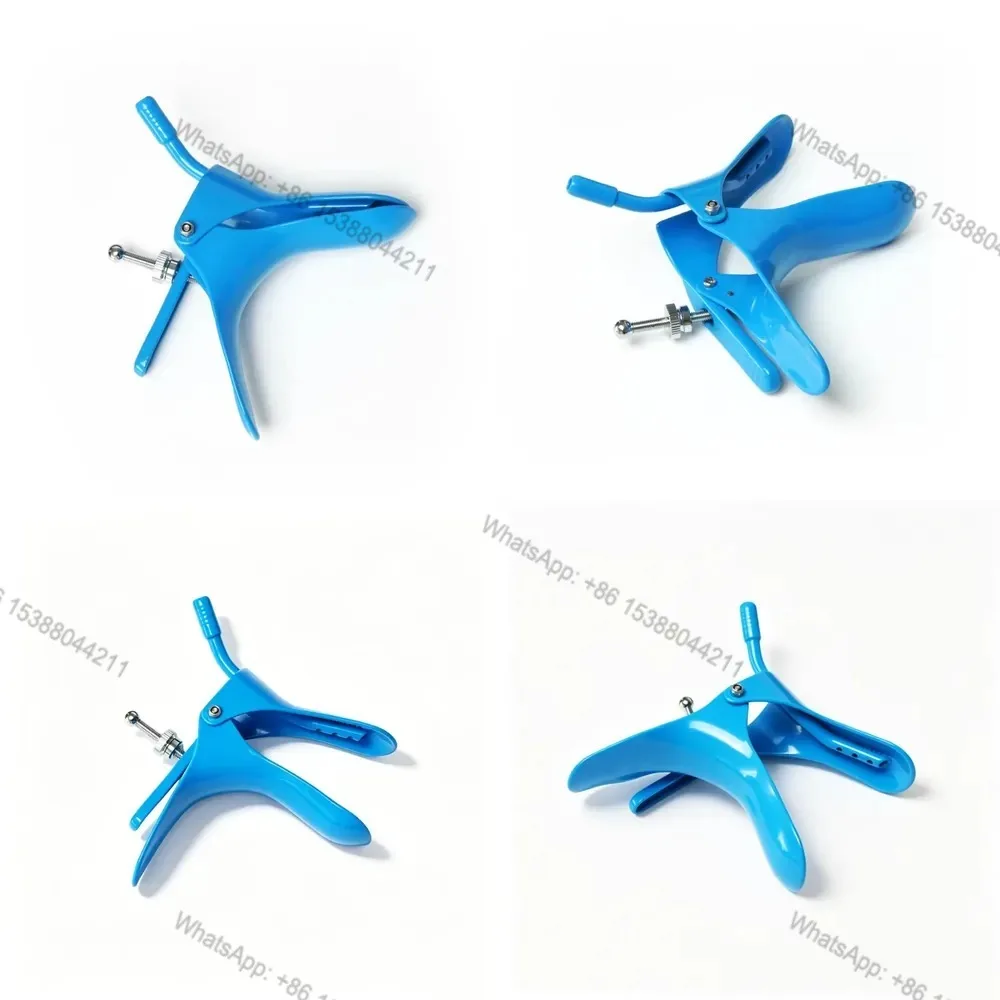 Hot Sale Medical Reusable Stainless Steel Insulated Vaginal Speculum with Smoke Evacuation Tube for LEEP LLETZ Surgery SJR