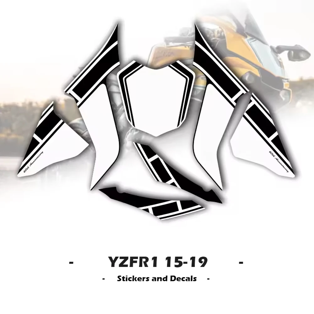 YZF R1 Motorcycle Parts Fairing Sticker Full Vehicle 60th Anniversary Special For Yamaha YZF-R1 yzfr1 2015 2016 2017 2018 2019