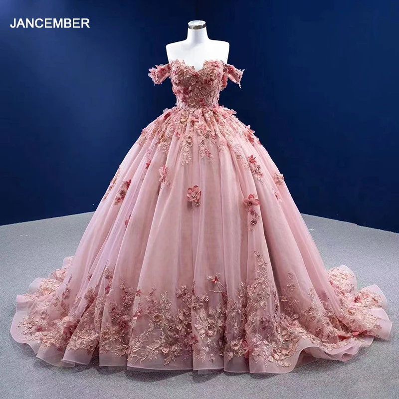 Vestido de fiesta con lentejuelas de Jancember, vestido de noche largo con forma de corazón, vestido de noche de boda con hombros descubiertos y pliegues con cordones, فdik onderdelenات