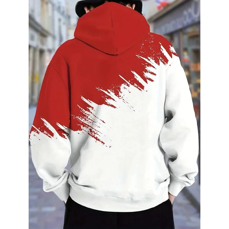 هوديي رجالي كاجوال وعصري وجيب الكنغر كاجوال بأكمام طويلة للاستخدام الخارجي #6