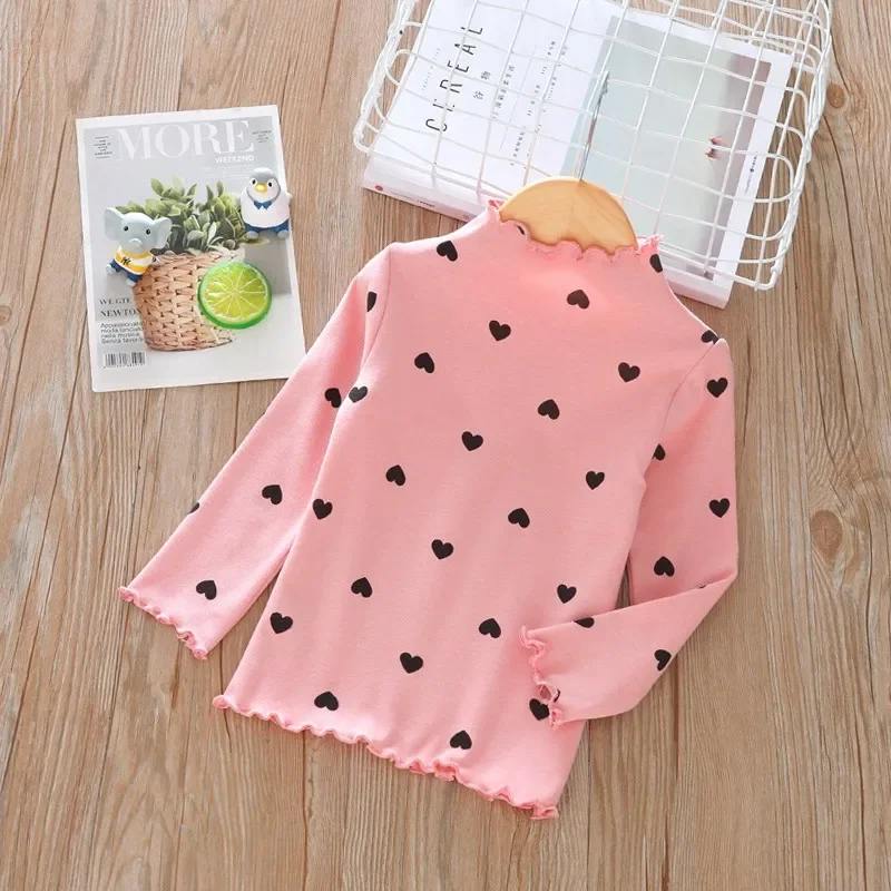 Fashion Clothes Casual Outfits Knit Girls Sweater baby Girls Lovely Heart Print Sweaters New Autumn Kids Baby Pattern Clothing