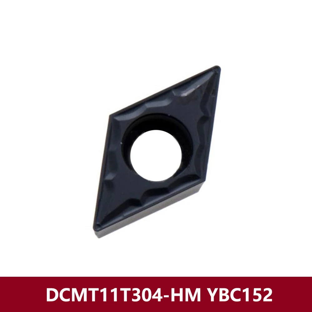 

DCMT3(2.5)1-HM DCMT11T304-HM YBC152 Original Carbide Inserts DCMT11T304 DCMT 11T304 HM CNC Machine Tools Holder DCMT11T3 Cutter