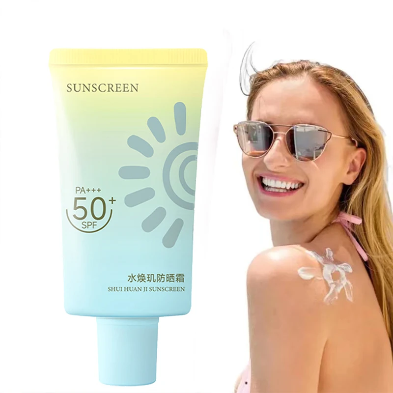 Shuihuanji Whitening Cream Zonnebrandcrème Beschermer Gezichtslichaam Solar Sun Blocker Spf50 Isolatielotion Crème Bleken Vochtinbrengende Crème