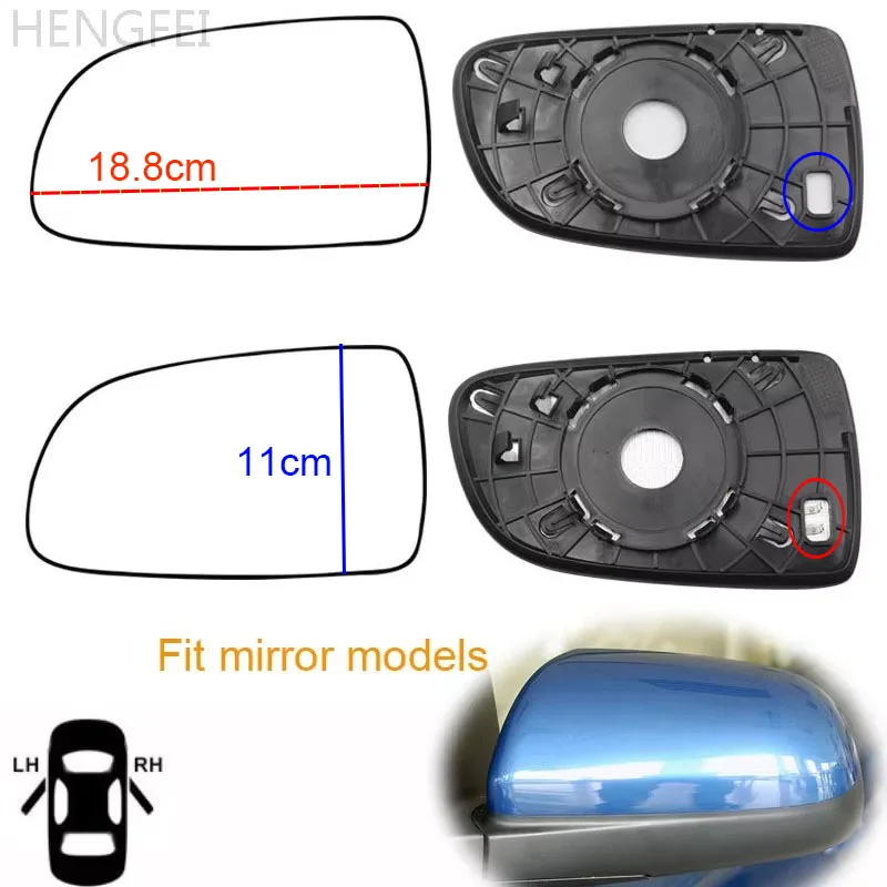 Akcesoria do samochodu Chevrolet LOVA Aveo Sedan 2006-2012 Lusterko wsteczne Szklany obiektyw