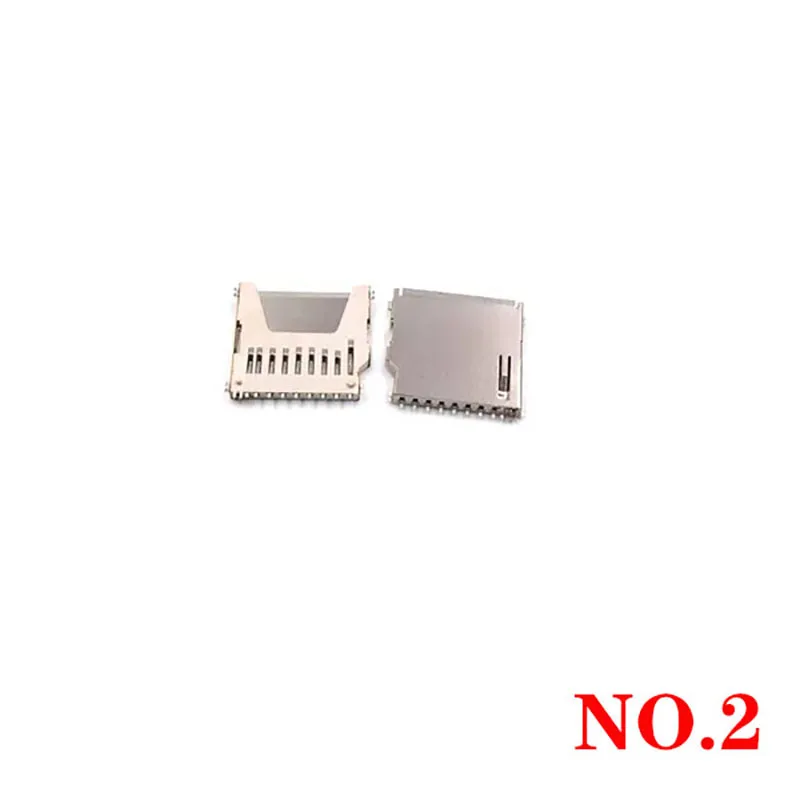 10PCS/Lot Micro SD card seat SMD TF  Solder Socket Connectors Adapter Automatic PCB Connector Push/Push Type