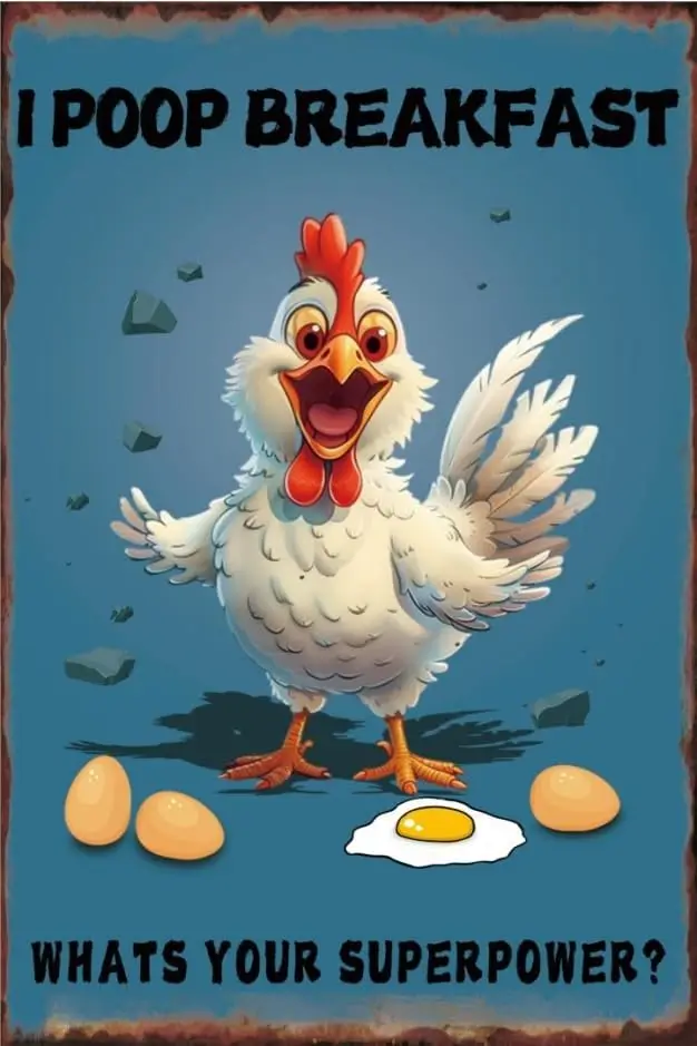 Chicken Tin Signs I…