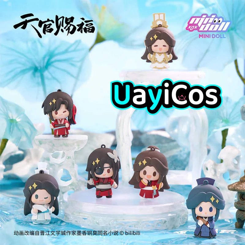 

Официальный Tian Guan Ci Fu Hua Cheng Xie Lian Stuffed Plushies ПВХ Кукла Одежда Цин Лиан Лиан Лиа Брелок Сумка Аниме Игрушка Дети Gi