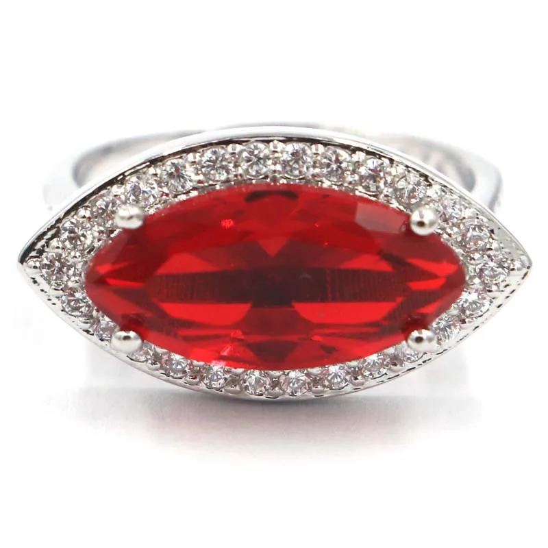 

20x12 мм 4 г оранжевый спецназ гранат красный кровь рубин фиолетовый танзанит кунцит перидот швейцарский синий топаз CZ обручальные серебряные кольца