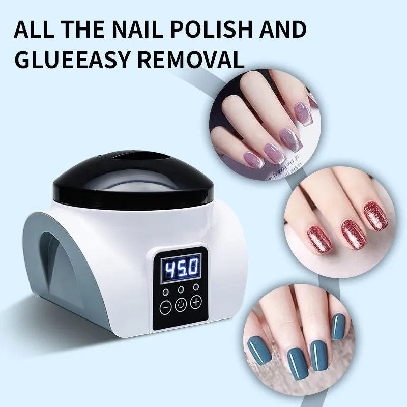 Machine professionnelle portable pour enlever le vernis à ongles, dissolvant rapide de gel UV N64, nettoyeur à vapeur, manucure, nail art