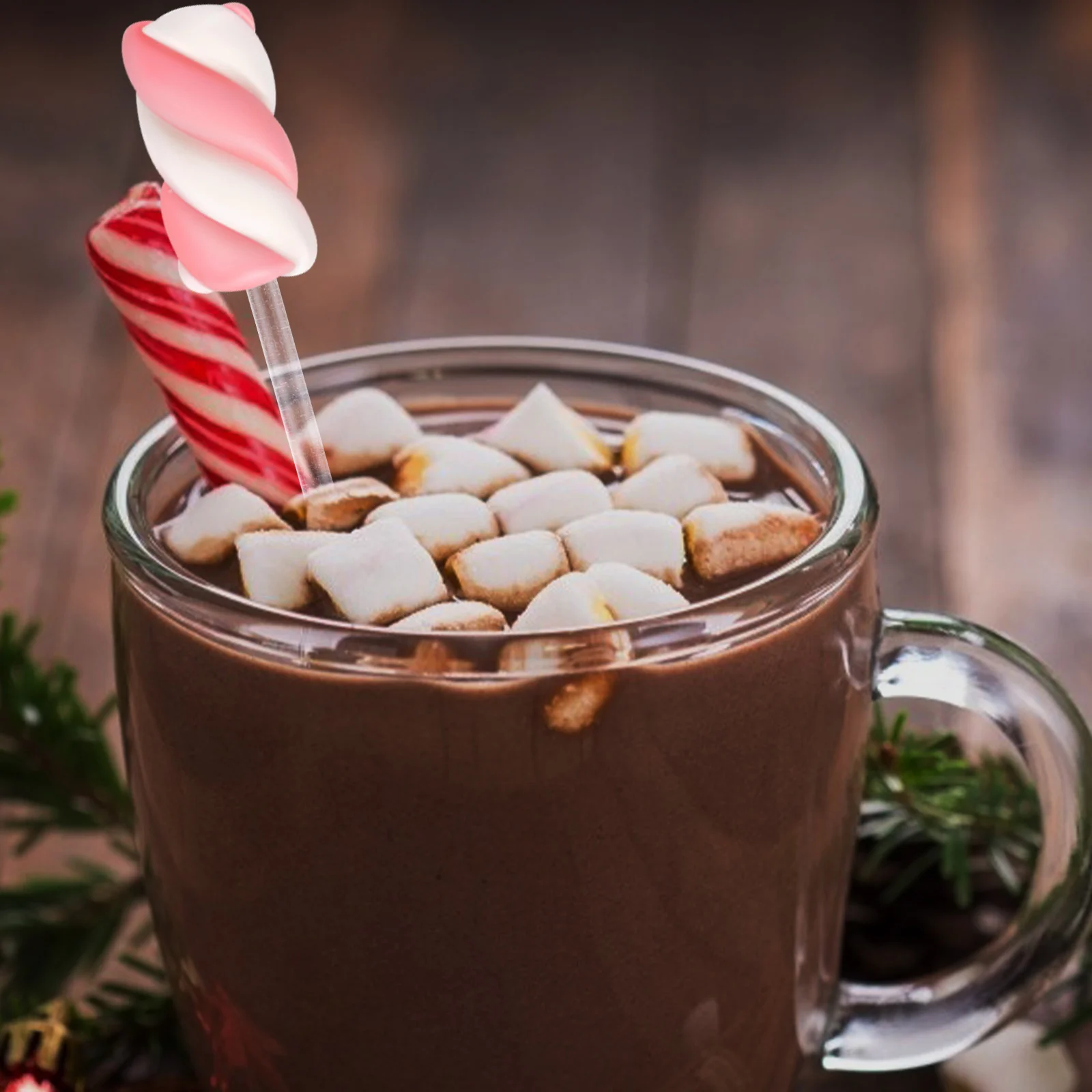 

100pcs Acrylic Lollipop Bars Multi-Use Diy Candy Sticks For Weddings Christmas Parties Decorative Cake Sticks Manual Stirring