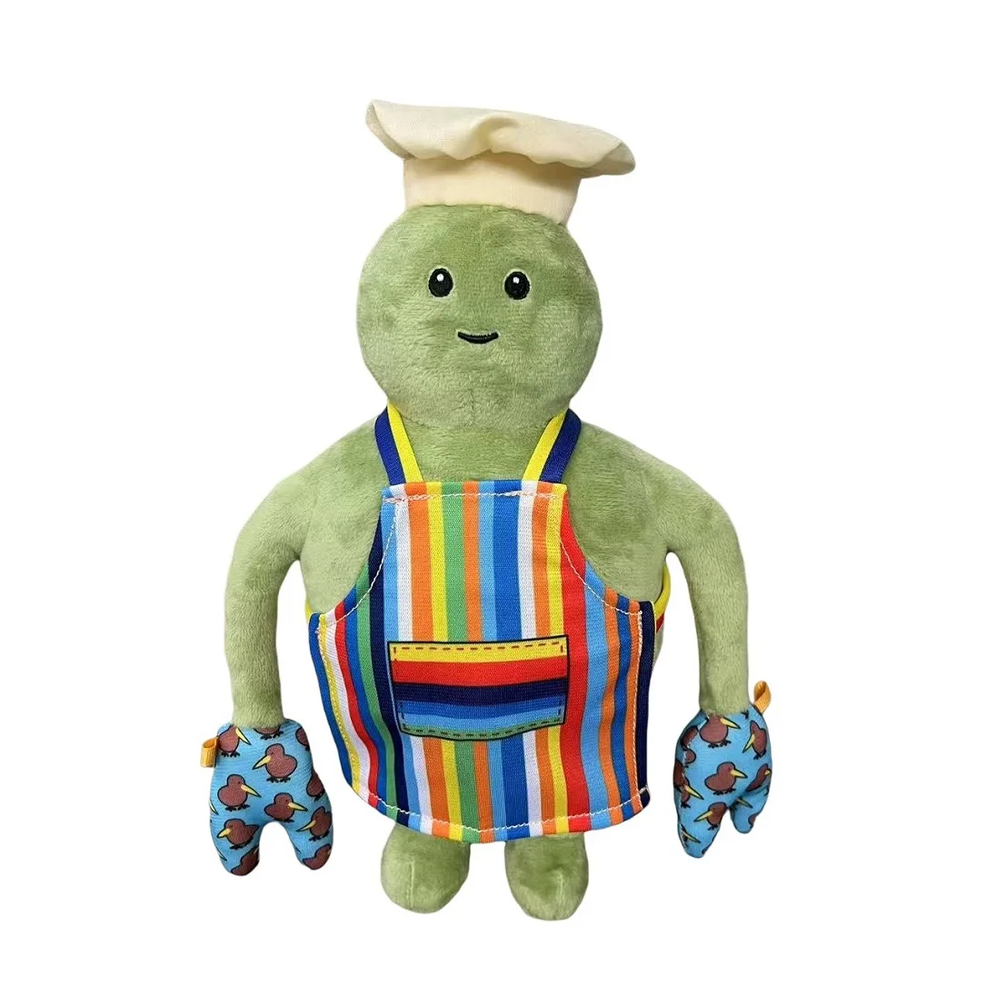 Nouveau petit Chef parlant en peluche poupée enfants poupée en peluche doux jouets en peluche pour enfants enfants cadeaux 28CM