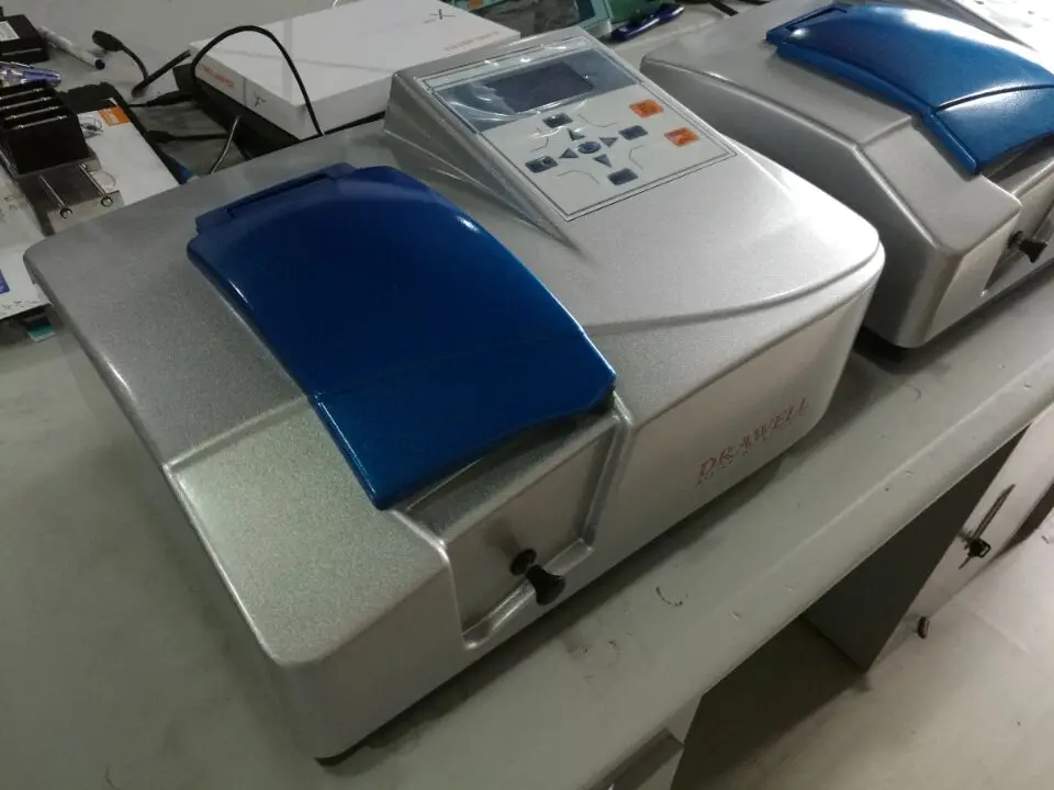 Low Price Laboratory Single Beam Portable UV Vis  Visible Spectrophotometer