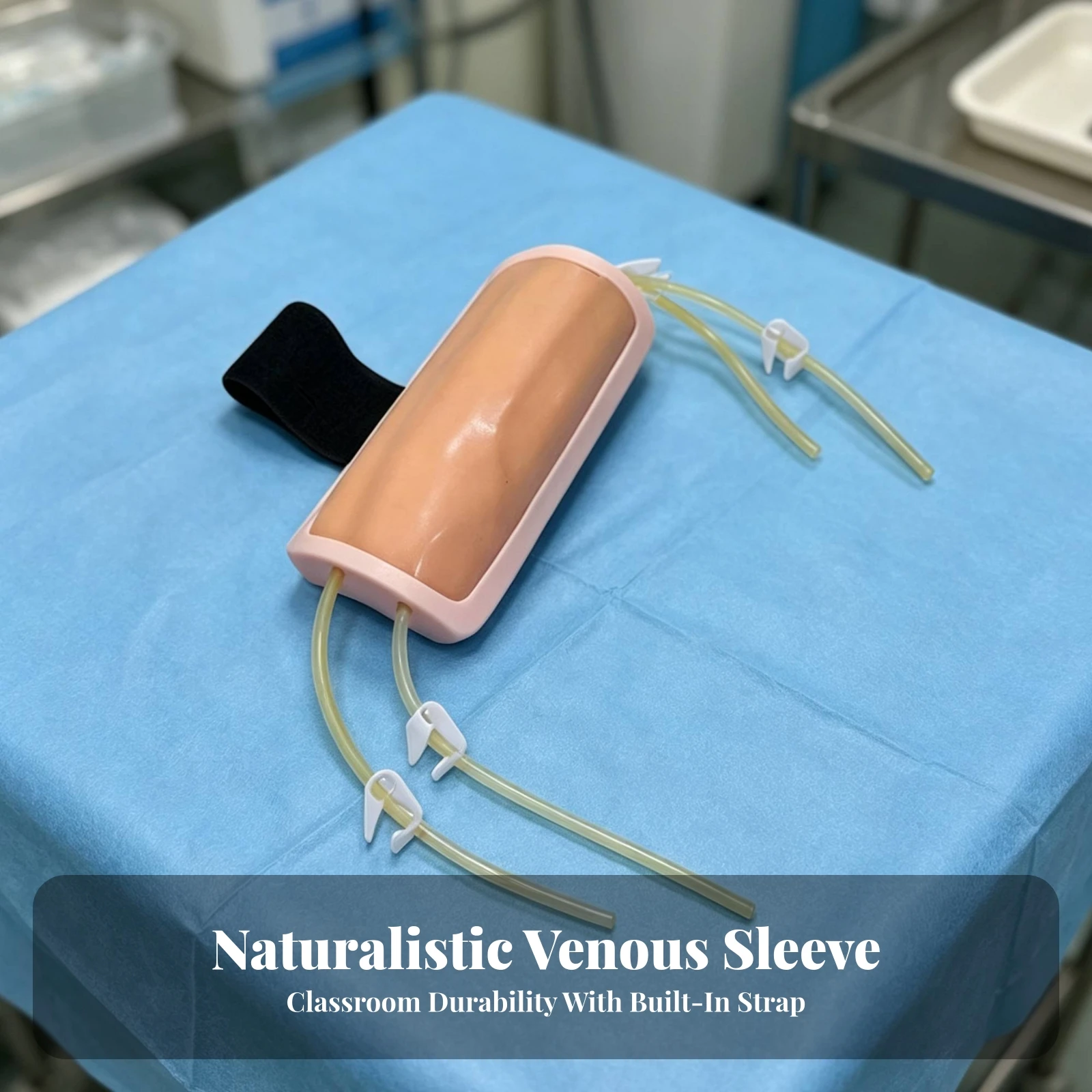 Wearable Forearm Venipuncture Training Model Compact Arm-Sleeve Venipuncture Practice Model with Simulated Veins