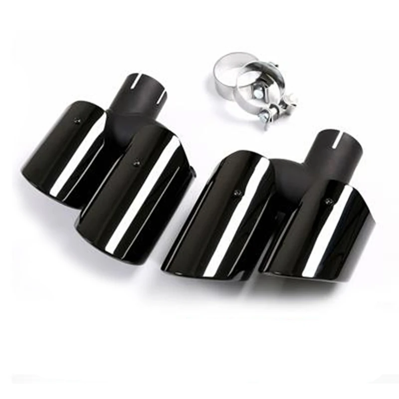 

Exhaust Tips Pipe Nozzle Rear Tail Air Outlet Vent Tailpipe For Porsche Macan Type 95B w/ 2.0T L4 Turbo Engine