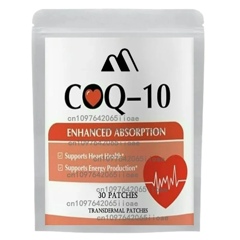

30 Patches CoQ10 Transdermal Patches Support Heart Health, Cardiovascular Health, Immune System