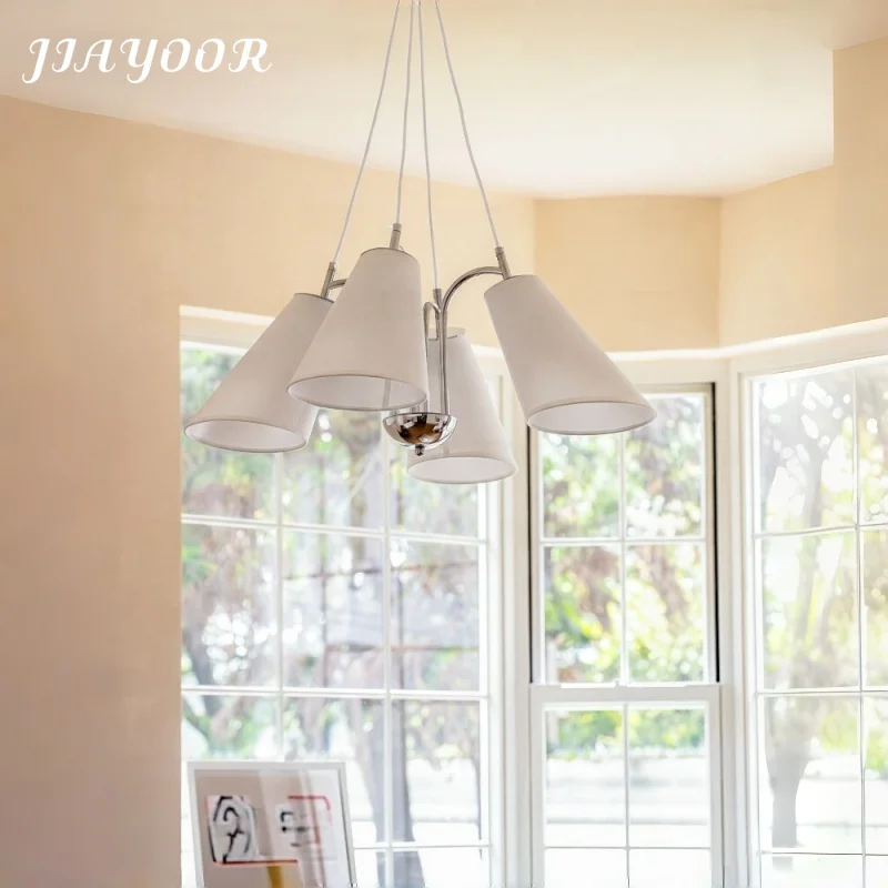 French Cream Style Bedroom Pendant Light New Retro High End Elegant Luxury Dining Study Room Ceiling Lamp Home Decor Changeable