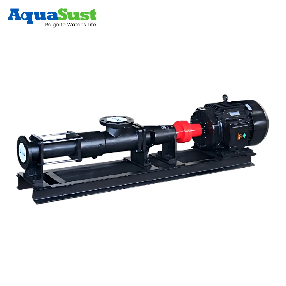 Industrial Electric Steering Sewage Pump Single Screw Pump Sewage Mud Pumps Progressive Cavity Pump
