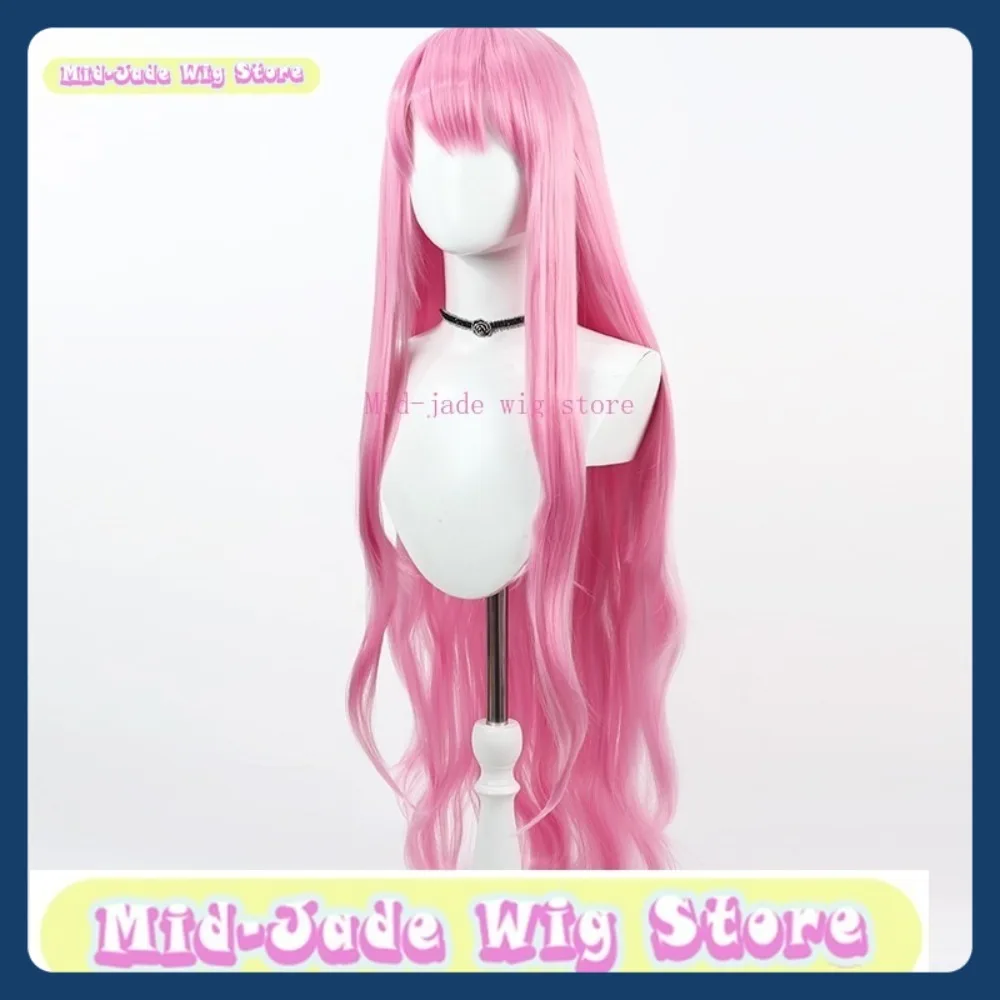 Peluca de jade medio para tienda, peluca de Cosplay gigante para hermanas y niñas mágicas, juego de Anime, peluca sintética para fiesta de Halloween