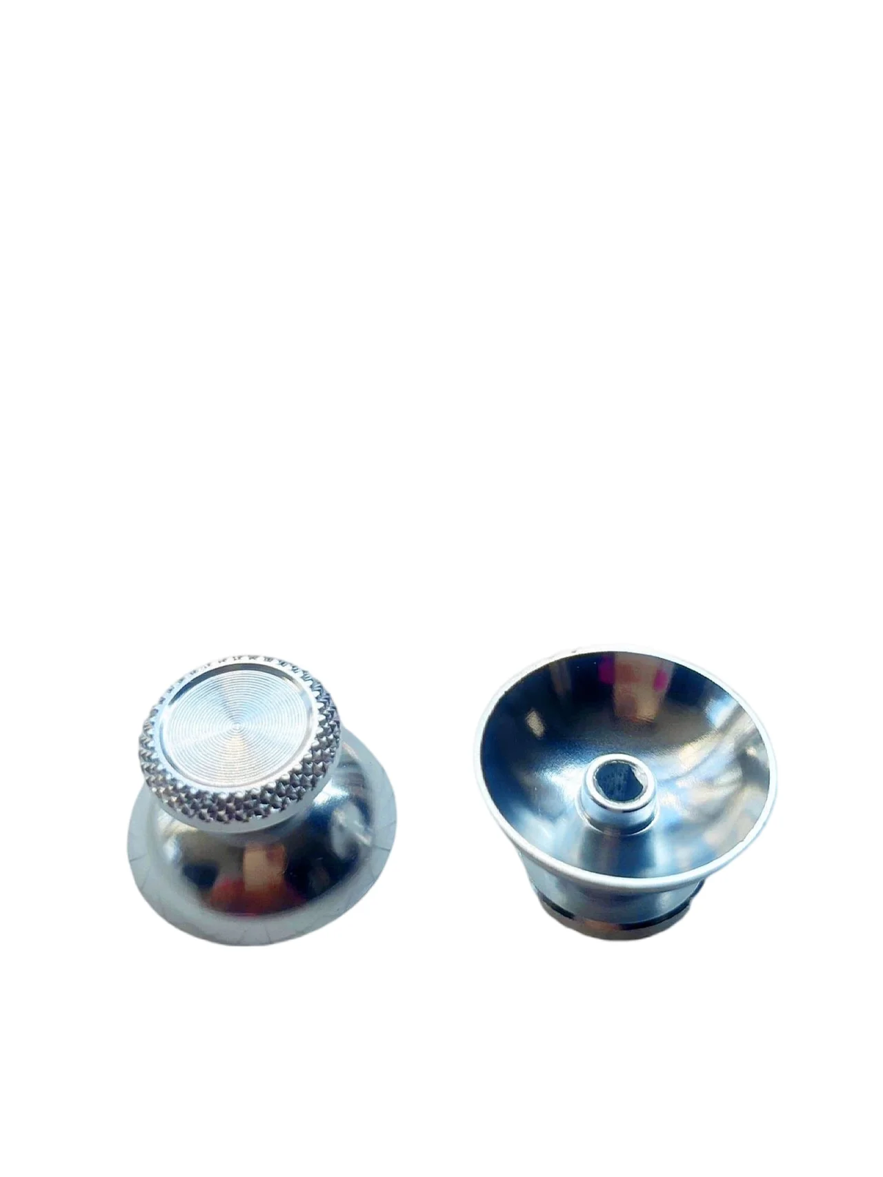 2 pcs Metal Mushroom Analog Thumb Stick Cover Aluminum Joystick Grip Cap For PS5 Gamepad Controller Thumbstick Replacement