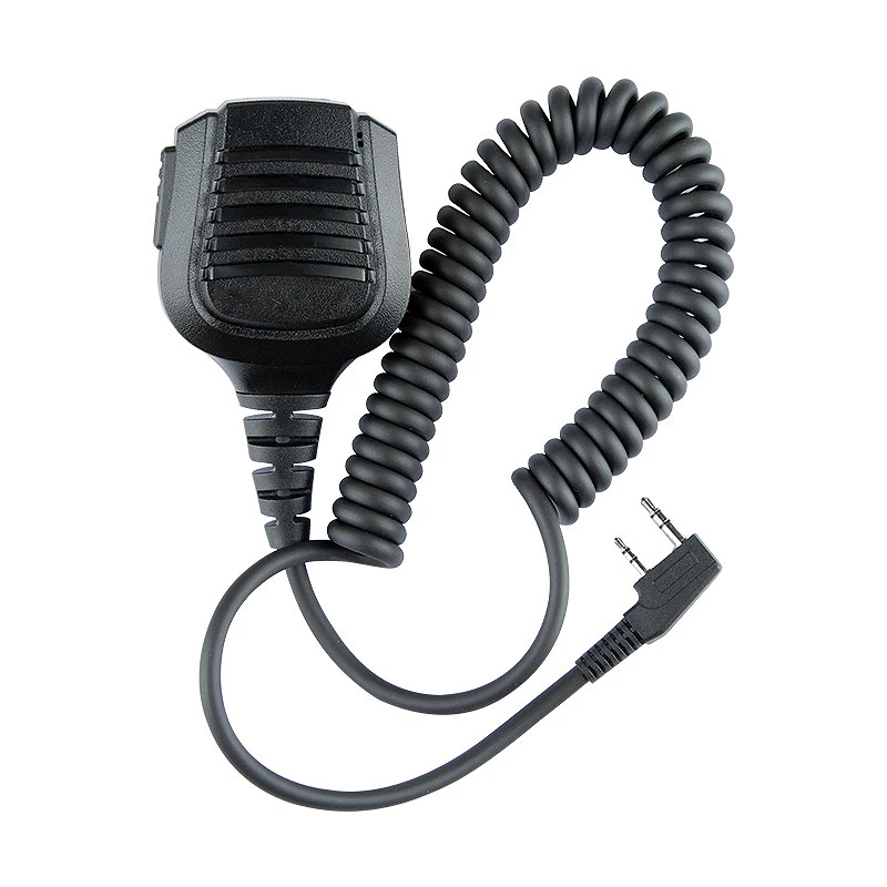 Walkie Talkie TYT MD-390 micrófono PTT de 2 pines micrófono de altavoz remoto de hombro para Radios TYT MD-380 MD-390 TH-UV8000D/E UV-380 390