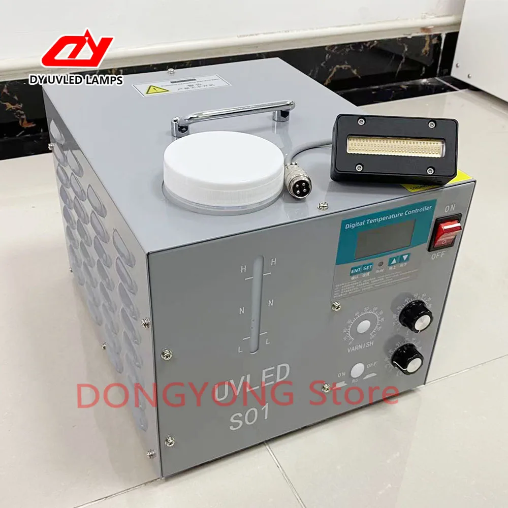 水冷システム UV LED ランプ UV インク硬化ライト 70*15 ミリメートルエポキシ樹脂接着剤接着ドライライト PVC