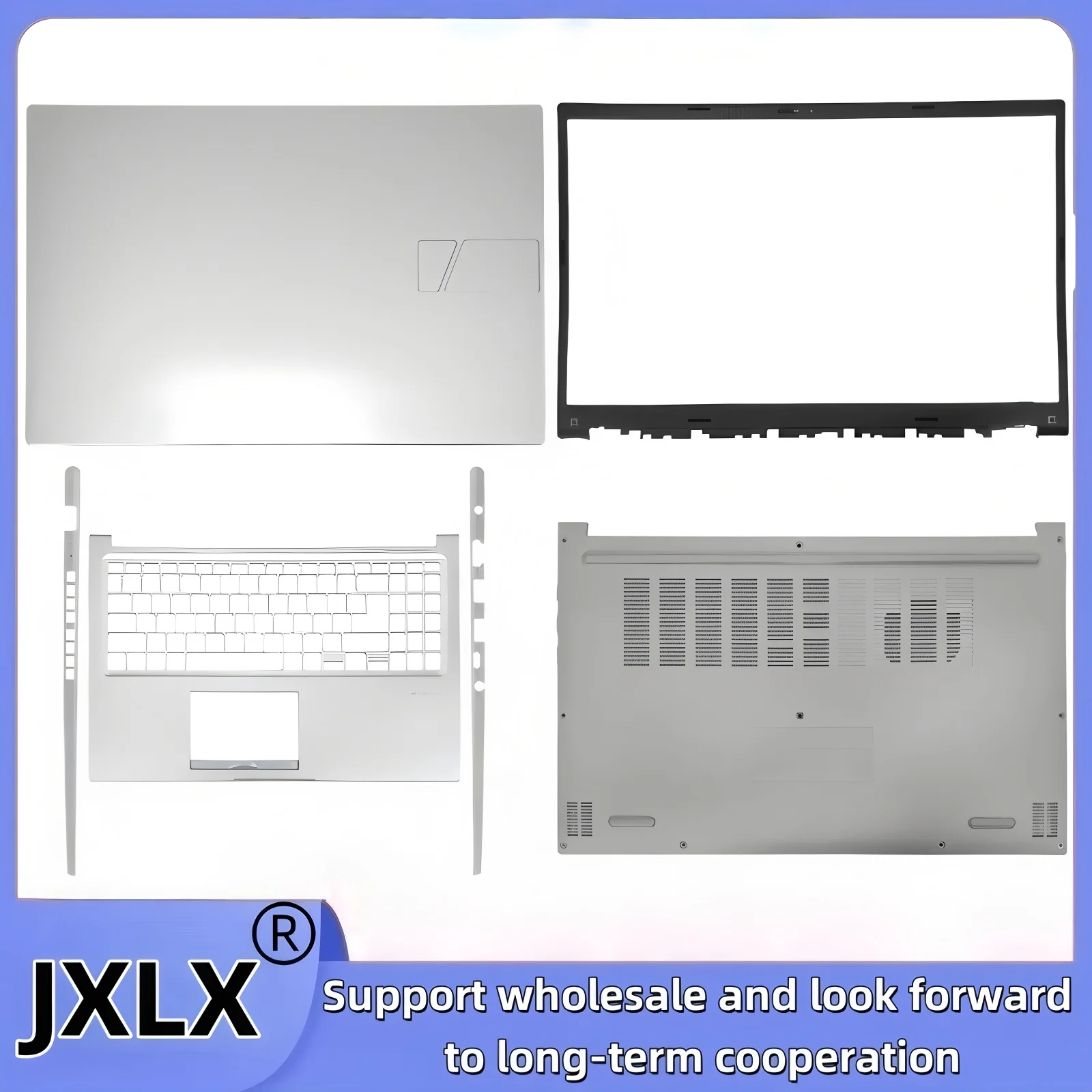 

JXLX® New for ASUS Vivobook 15 2023 model X1502VA M1502Y Laptop LCD Back Cover Top Case/LCD Bezel/Palmrest Cover/Bottom Cover