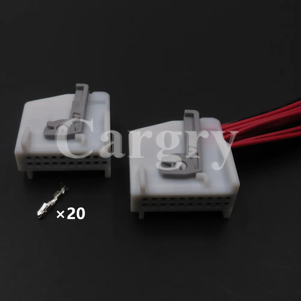 

1 Set 20P 2-1718422-1 Automotive Plastic Housing Unsealed Plug AC Assembly Auto Low Power Socket Car Wiring Terminal Connector