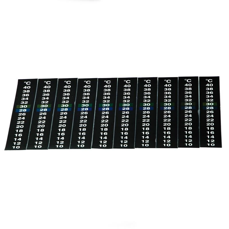 Digital Temperature Sticker Adhesive Thermometer Strip Celsius Display Adhesive Stickers for Fish for Tank Aquarium