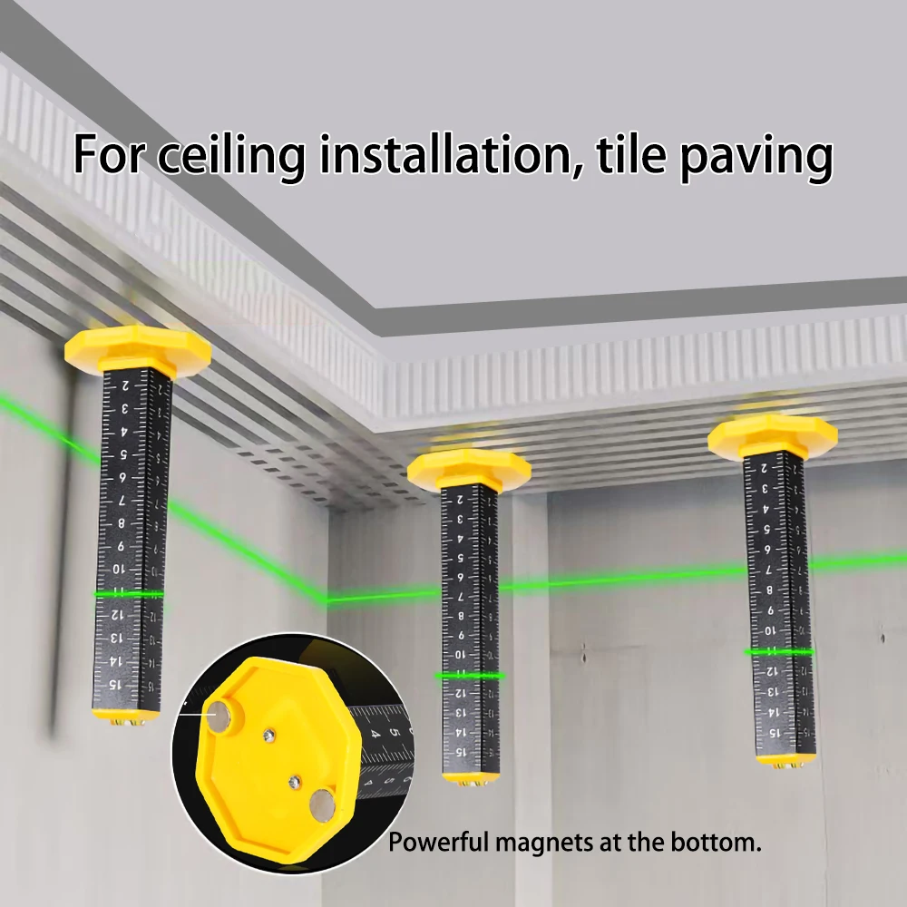 Light Steel Keel Leveling Artifact Suspended Ceiling Leveling Special Ruler Horizontal Ruler Level Stick Wall Tile Laying Tools