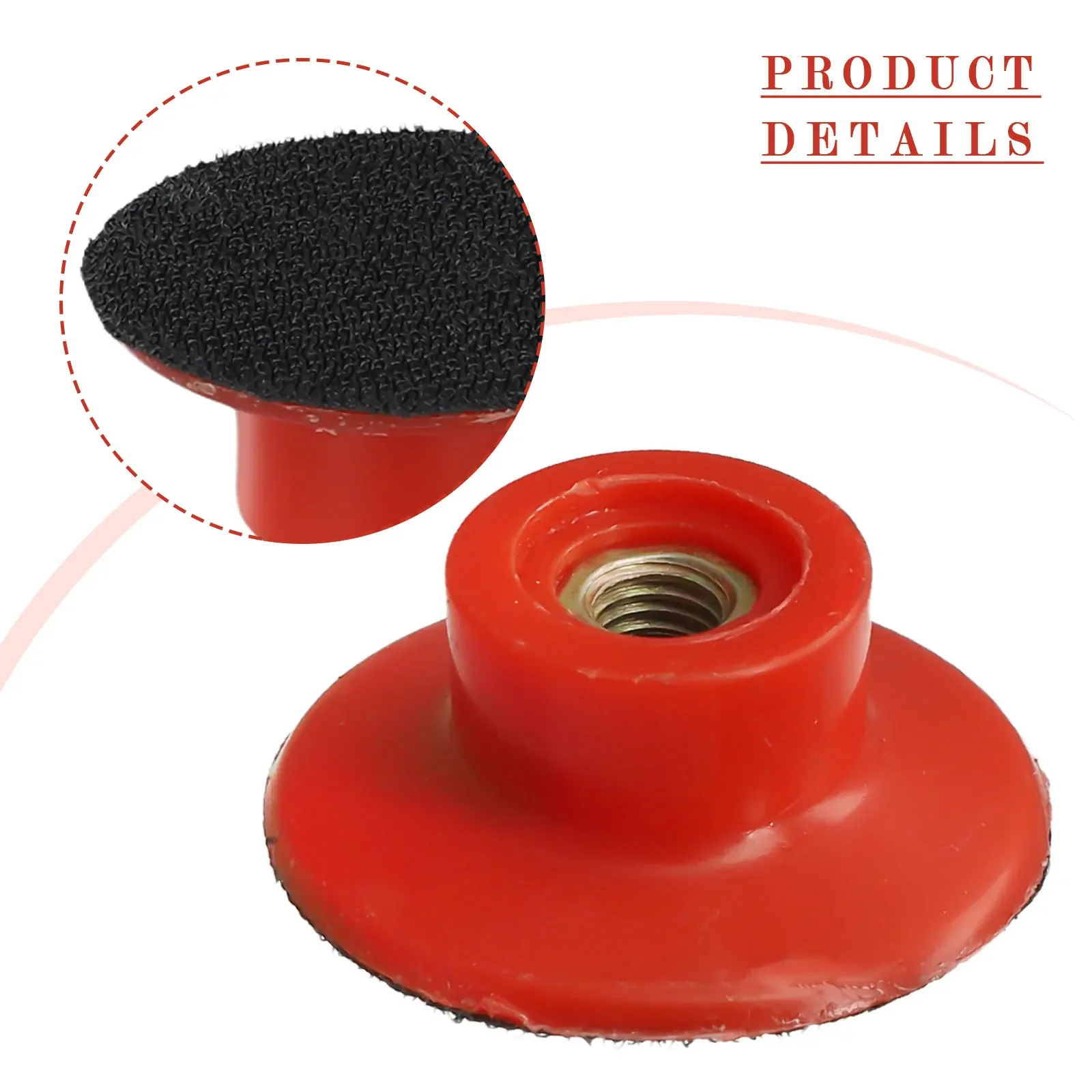 

50mm 2inch Backing Pad for Sanding Discs with M10 and For M14 Thread Compatibility for Use in Car Polishing and Buffing
